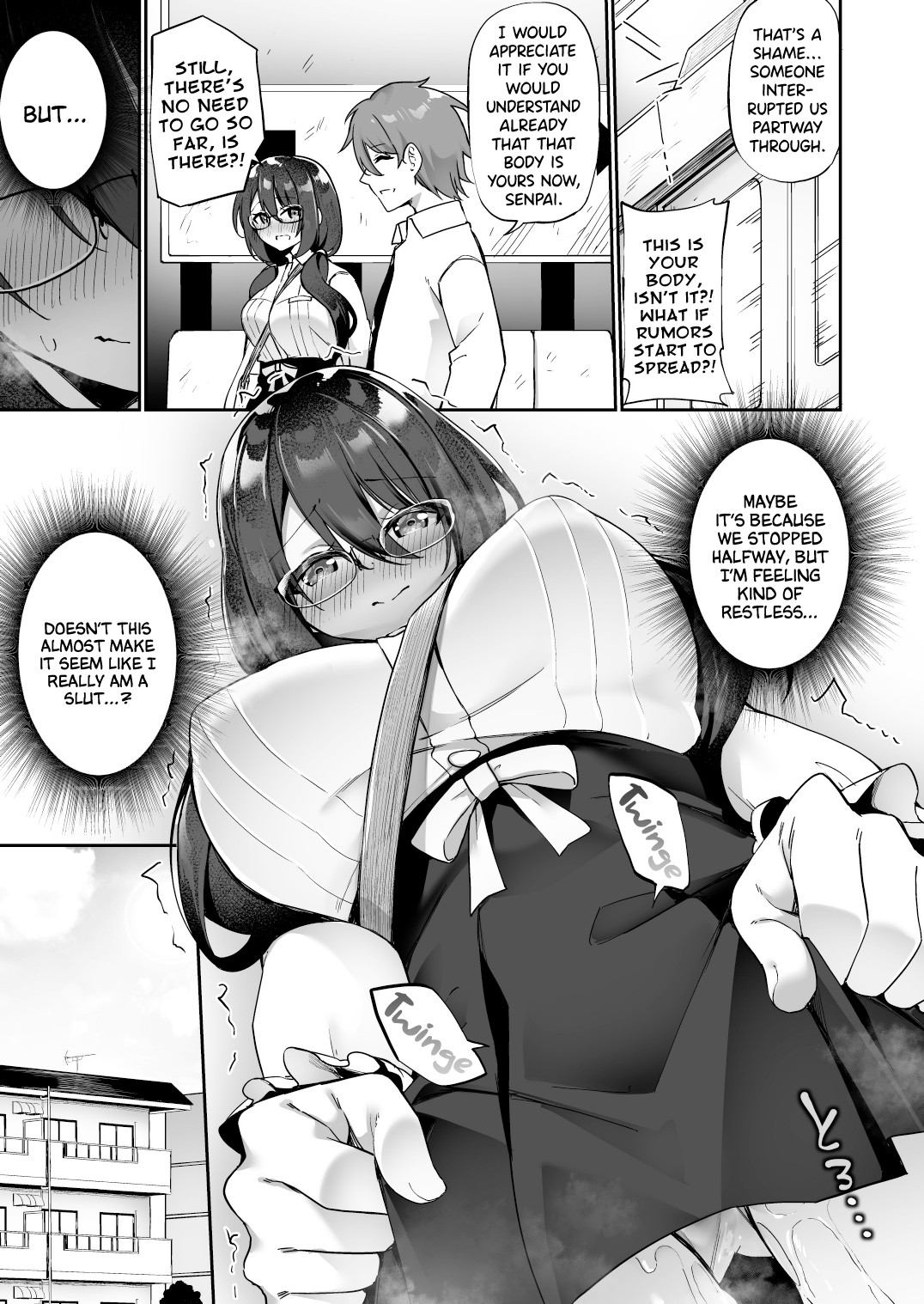 hentai manga I Ended Up Changing Bodies With The big Breasted Yandere Kouhai Who Gets Turned On From Simply Hearing My Voice